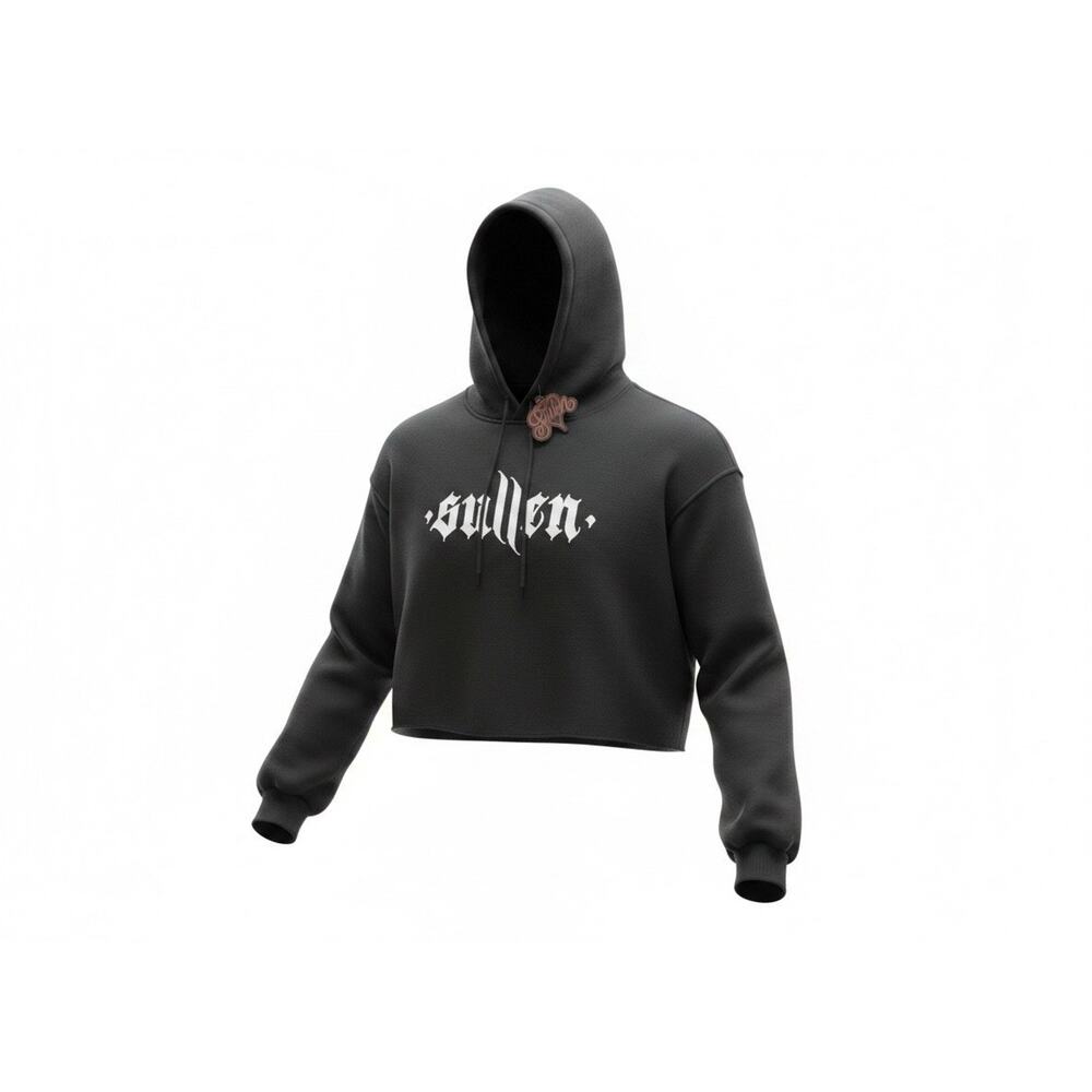 Sullen Cropped Hooded Sweatshirt